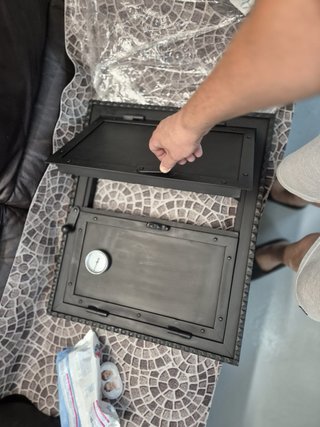 Puerta Horno Doble Hoja con Termómetro