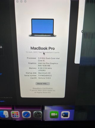 MacBook Pro 13 2017 Argento - Schermo Rotto