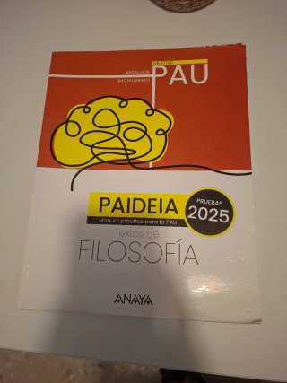 Libro PAU Filosofía Andalucía 2025