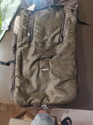Saco para carrito de bebé marrón