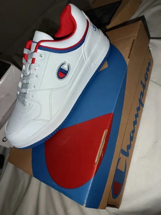 Zapatillas Champion Blancas y Azules