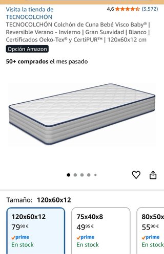 Cuna SMÅGÖRA IKEA + colchón