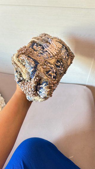 Bolso de fiesta Zara bordado ZA