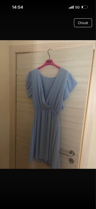 Vestito estivo azzurro
