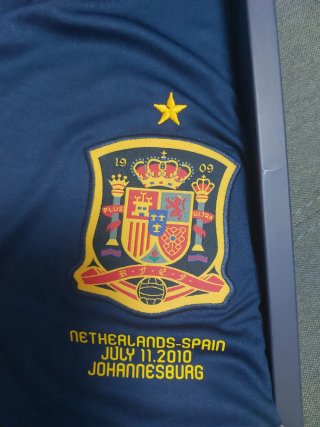 Camiseta España Mundial Sudáfrica 2010RFEF seriada