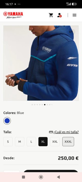 Chaqueta Yamaha Racing GYTR