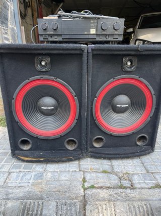Altavoces JBSYSTEMS Negro/Rojo