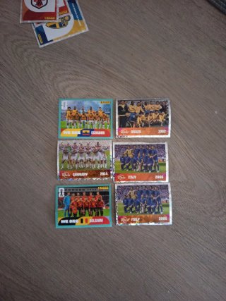 Cromos Panini Mundial Ecuador, Brasil, Alemania, I