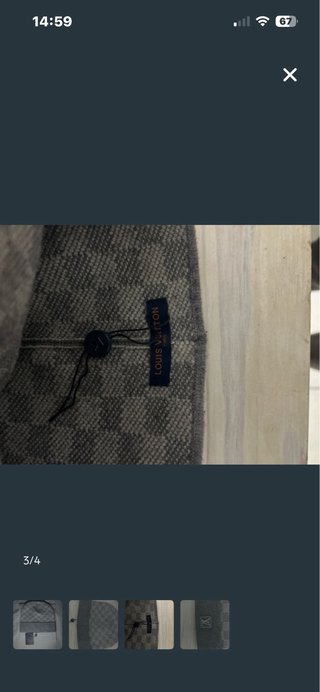 Gorra Louis Vuitton Gris