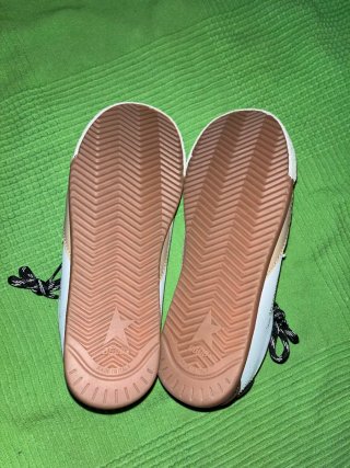 Golden Goose Superstar Blanco y Plateado