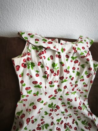 Vestido Verano Estampado Cerezas