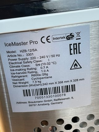 Macchina Ghiaccio CASO IceMaster Pro
