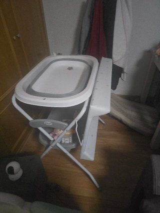 Cambiador bañera bebé plegable