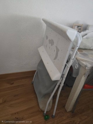 Cambiador bañera bebé plegable
