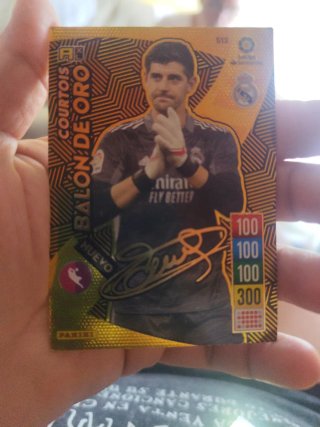 Cromo Courtois Balón de Oro #513