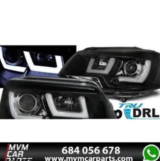 Faros Volkswagen T5 GP Tipo U LED Black