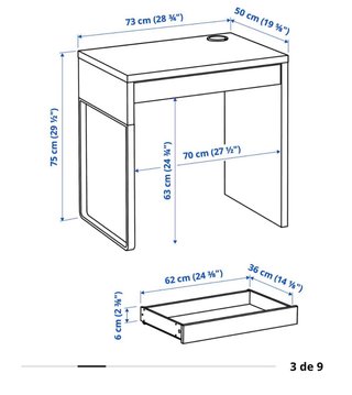 Escritorio Ikea Micke Blanco