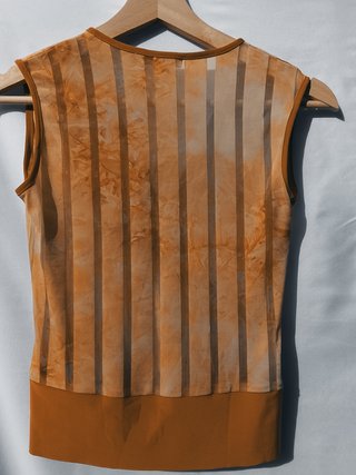 Top Avidita Blusa Gasa Transparente Cruzada  XS