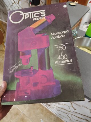 Microscopio infantil con accesorios