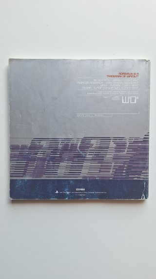 Libretto Wipeout PS1 SCES-00010