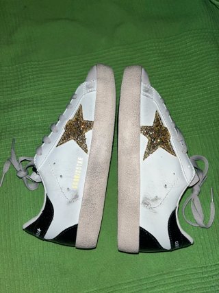 Golden Goose Superstar Blanco y Dorado