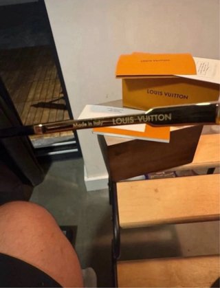 Gafas Louis Vuitton Negro/Dorado (Usadas 1 vez)