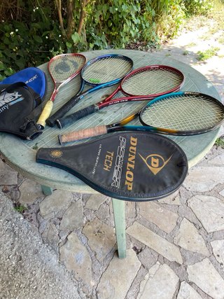 Lote  4 Raquetas Tenis Antiguas