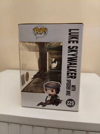 Funko Pop Luke Skywalker con Speeder Bike Chase
