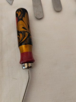 Set 12 Utensili Cucina Vintage Khokhloma
