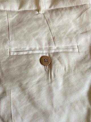 Pantalón Mango Crema Talla 34