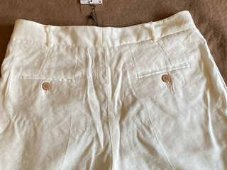 Pantalón Mango Crema Talla 34