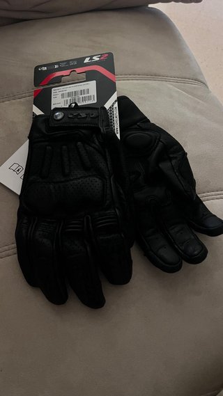 Guantes LS2 Rust Piel Verano Hombre Talla L