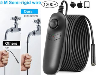 Endoscopio, boroscopio WiFi, cable 5m