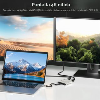 Adattatore HDMI 3 porte compatto per PC e TV