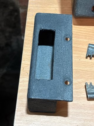 Cerradura antigua con 2 llaves