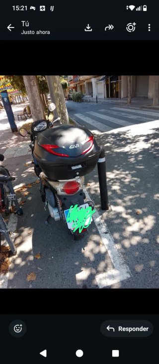 Kymco 125cc Plata Scooter