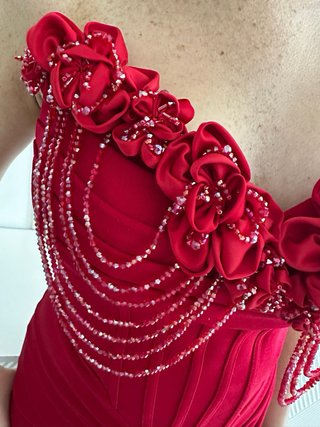 Vestido fiesta pedrería S