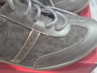 Zapatillas Fluchos Plateadas Talla 38