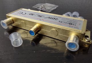 Divisor splitter antena TV satélite, 6 salidas