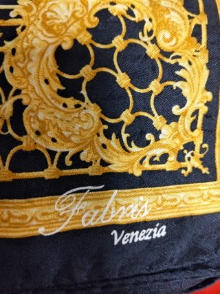Pañuelo Seda Fabris Venezia Flores