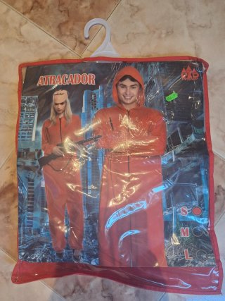 Disfraz Atracador Casa de Papel Talla S