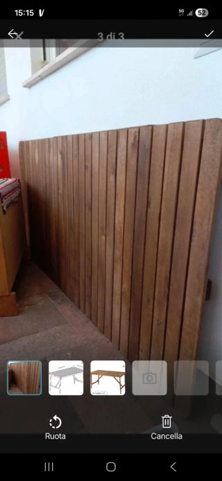 Tavolo da giardino in legno Ikea