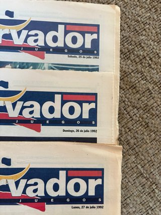 Lote periodicos semana olimpiadas 1992