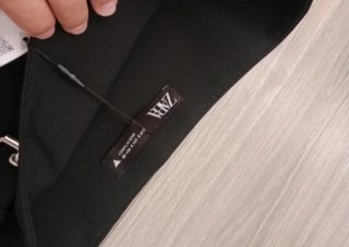 Falda Pantalón Zara Talla S Negra