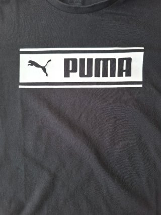 Camiseta Puma negra Talla S - Estilo Sport Casual