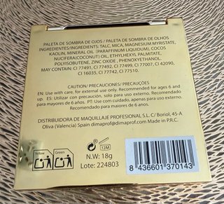 Paleta Sombras Ojos Nueva