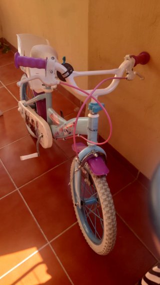 Bicicleta Frozen 14 para niña
