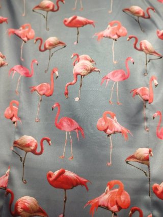 Camicia donna fantasia fenicotteri