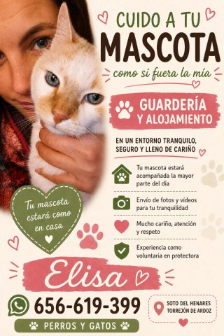 ❤️ Cuido a tu peludo como si fuera mío