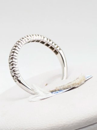 Anillo Oro 18k Blanco Diamantes